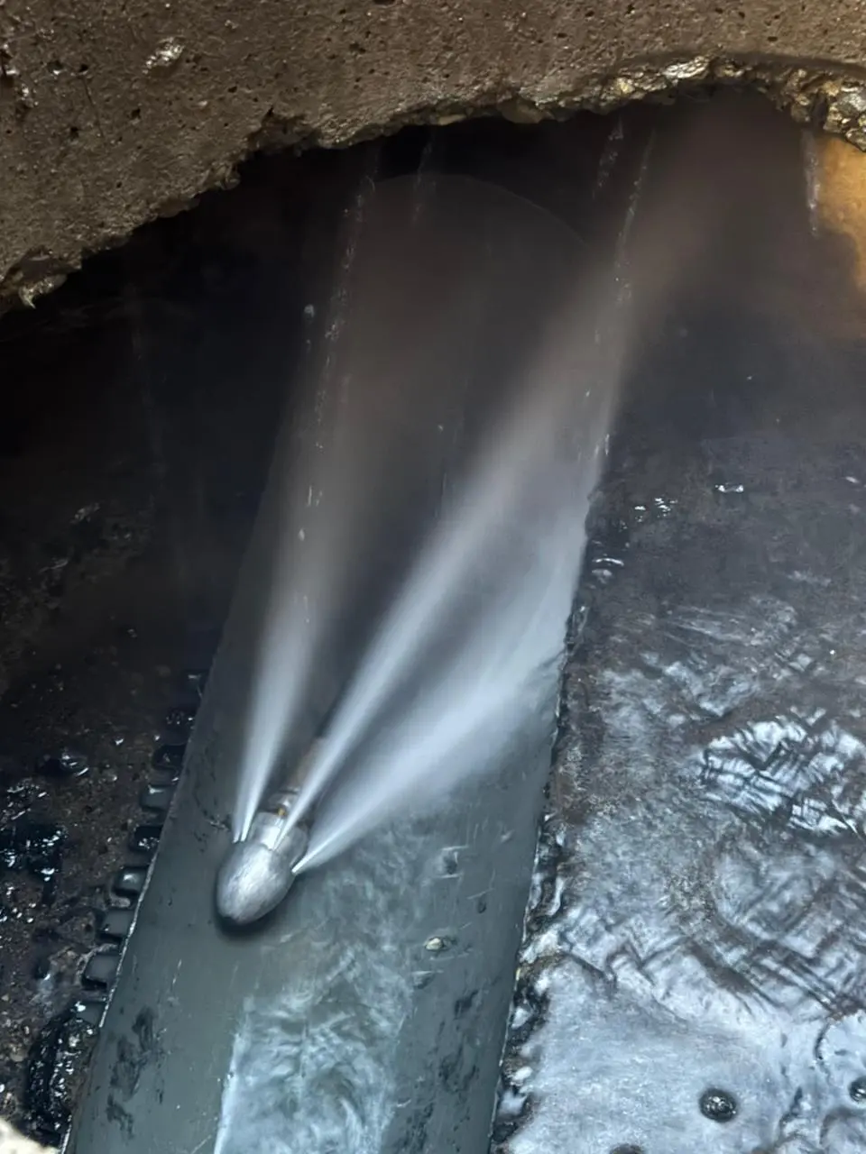 მილების წნევით რეცხვა